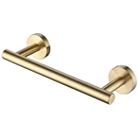 KES Toalleros de Baño Oro Toallero Adhesivo Toalleros de Barra Acero Inoxidable Toallero Pared para Baño y Cocina 23CM…